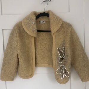 Ethel of Beverly Hills vintage cropped sweater